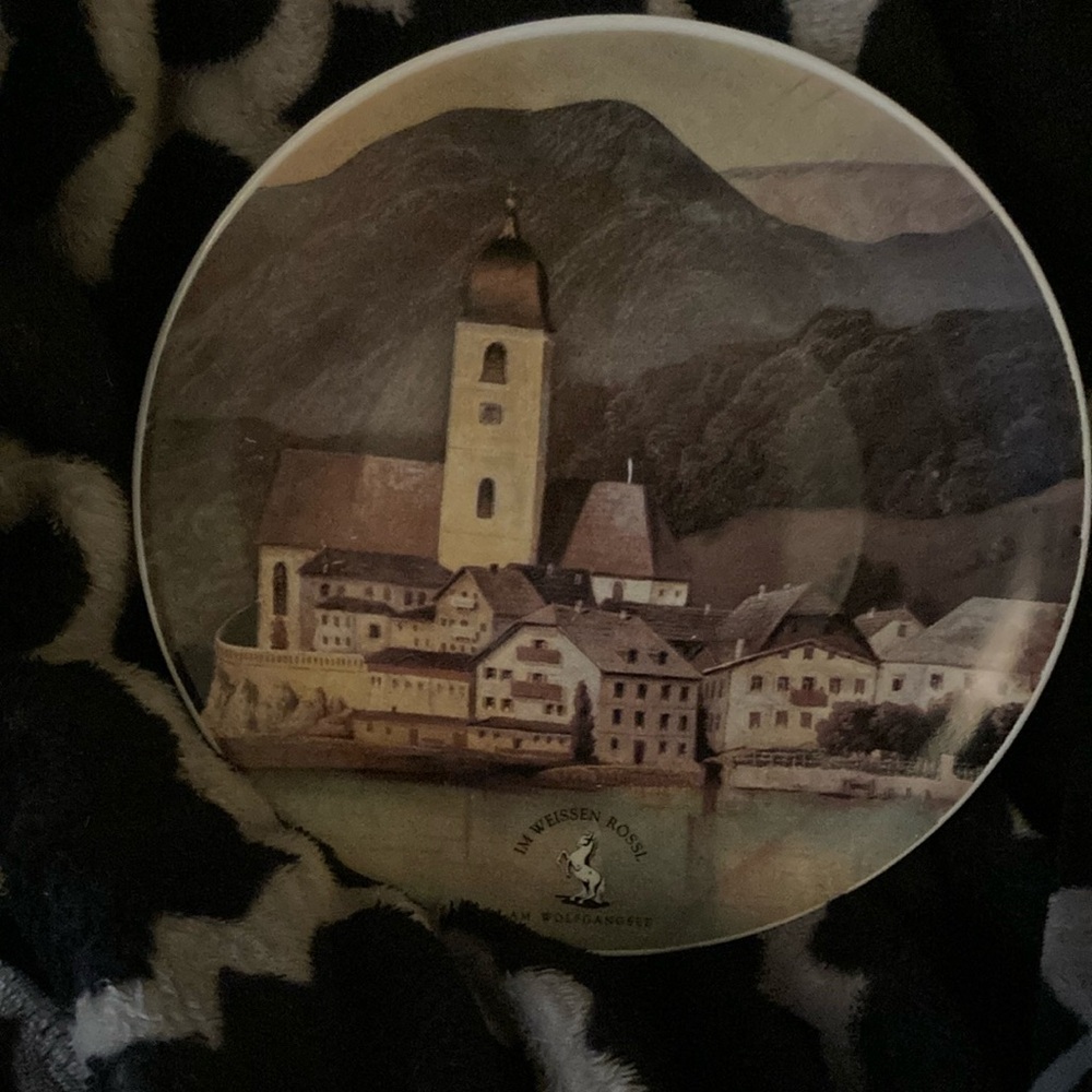 Rare vintage German plate
